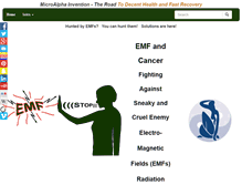 Tablet Screenshot of emf-cancer.microalpha.com